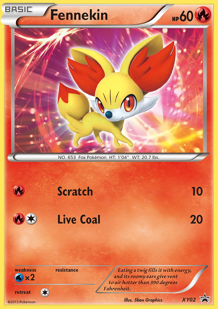 Fennekin (XY02) [XY: Black Star Promos] - Destination Retro
