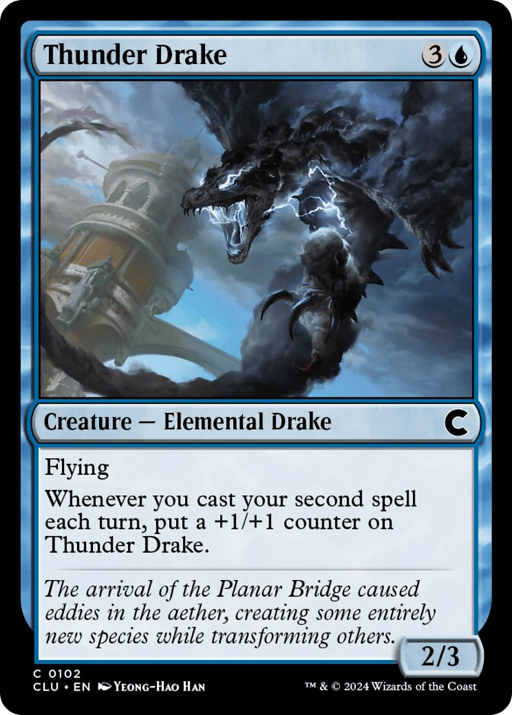 Thunder Drake [Ravnica: Clue Edition] - Destination Retro