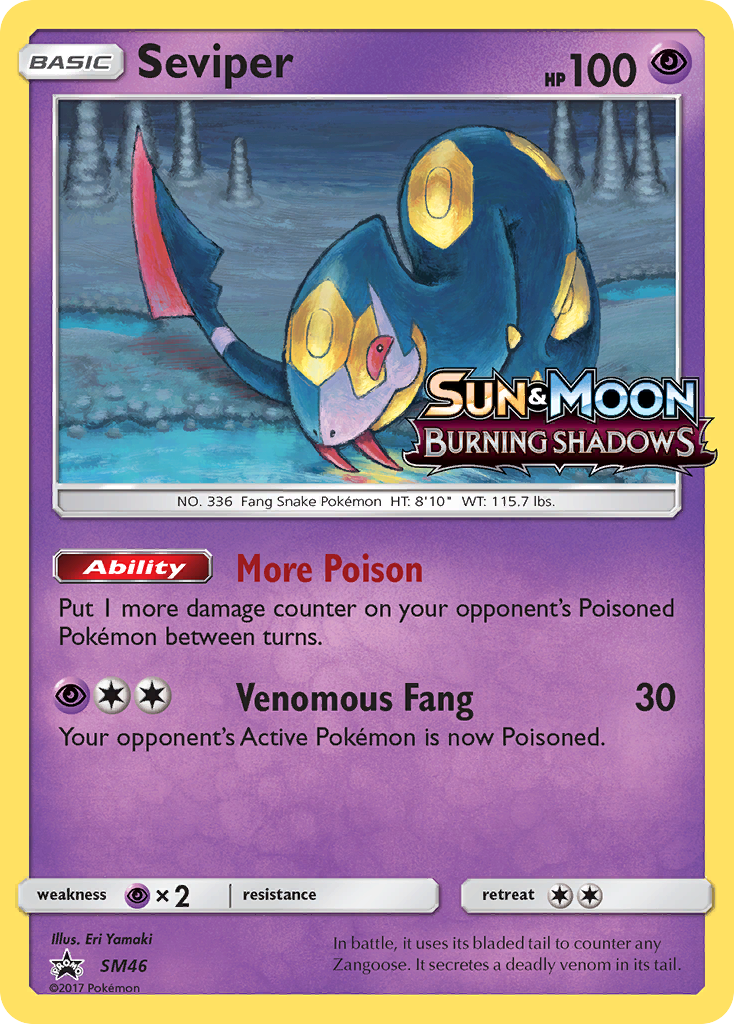 Seviper (SM46) [Sun & Moon: Black Star Promos] - Destination Retro