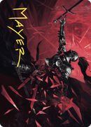 Shatter the Oath Art Card (Gold-Stamped Signature) [Wilds of Eldraine Art Series] - Destination Retro