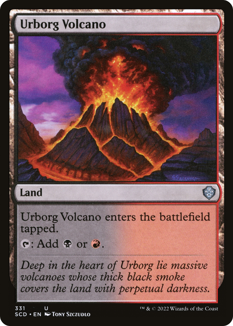 Urborg Volcano [Starter Commander Decks] - Destination Retro