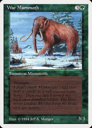 War Mammoth [Summer Magic / Edgar] - Destination Retro