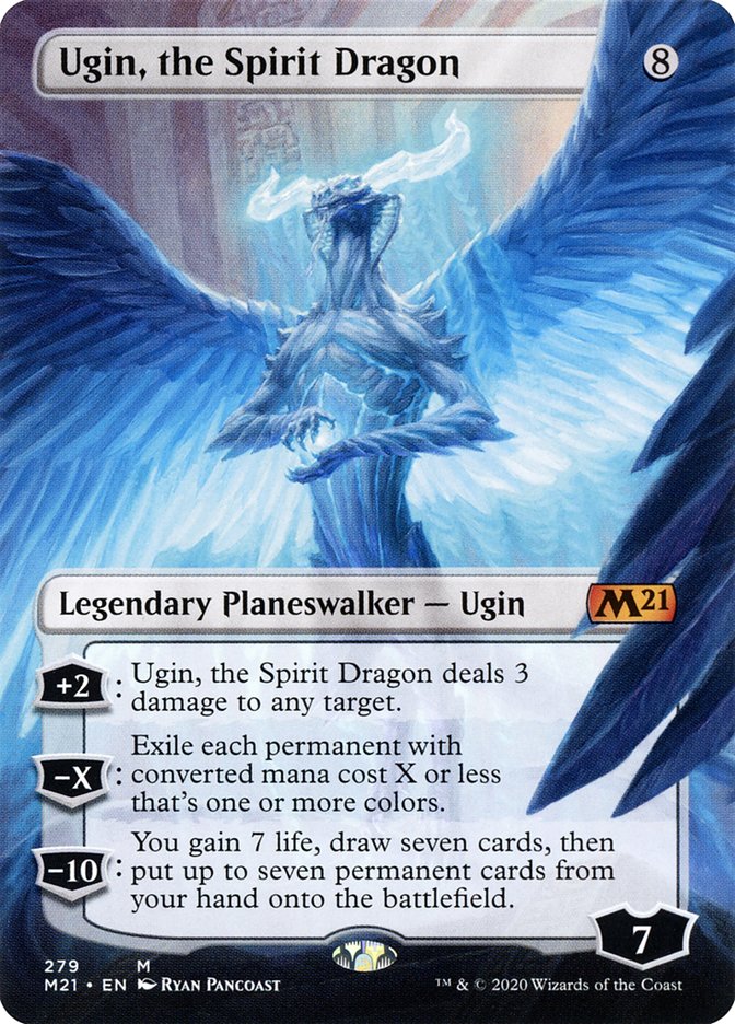 Ugin, the Spirit Dragon (Extended) (279) [Core Set 2021] - Destination Retro