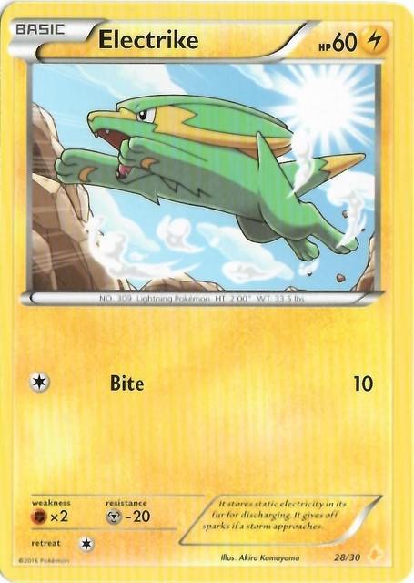 Electrike (28/30) [XY: Trainer Kit - Pikachu Libre & Suicune] - Destination Retro