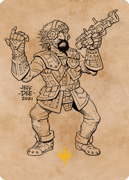 Jan Jansen, Chaos Crafter Art Card (Gold-Stamped) [Commander Legends: Battle for Baldur's Gate Art Series] - Destination Retro