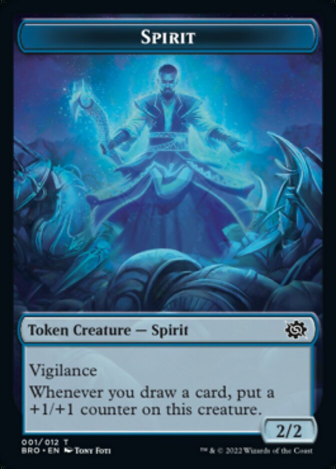 Spirit Token [The Brothers' War Tokens] - Destination Retro