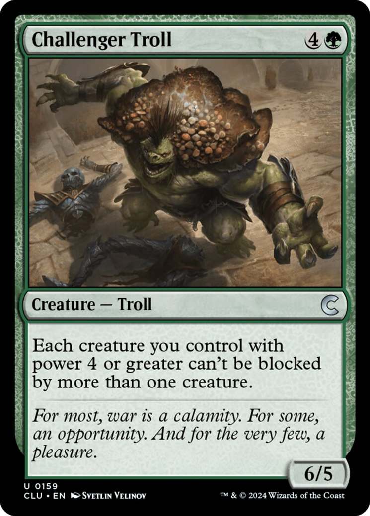 Challenger Troll [Ravnica: Clue Edition] - Destination Retro