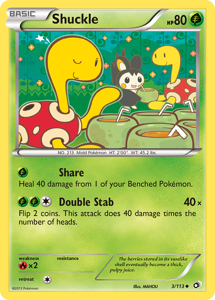Shuckle (3/113) [Black & White: Legendary Treasures] - Destination Retro