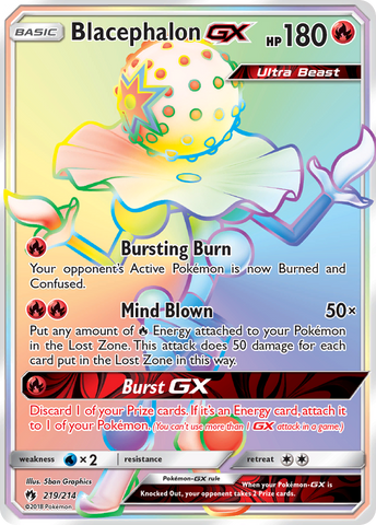 Blacephalon GX (219/214) [Sun & Moon: Lost Thunder] - Destination Retro