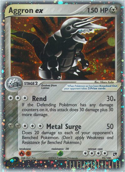 Aggron ex (95/100) [EX: Sandstorm] - Destination Retro