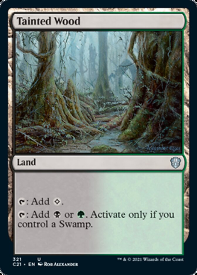 Tainted Wood [Commander 2021] - Destination Retro