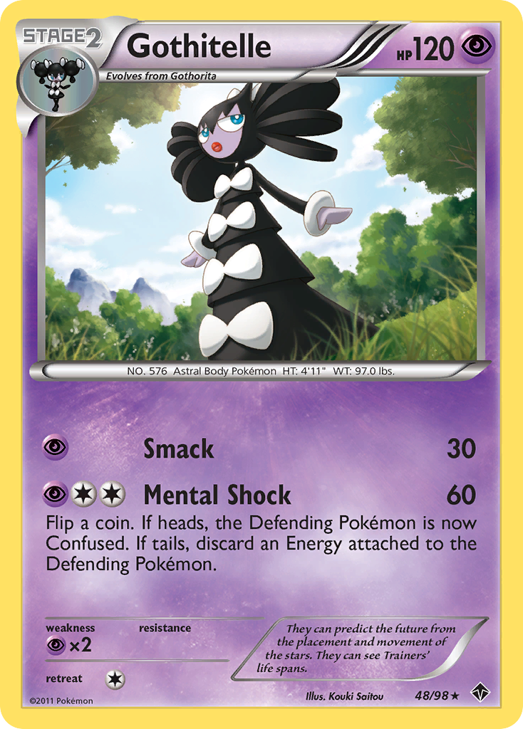 Gothitelle (48/98) [Black & White: Emerging Powers] - Destination Retro