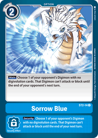 Sorrow Blue [ST2-14] [Starter Deck: Cocytus Blue] - Destination Retro