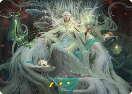 Galadriel, Gift-Giver Art Card [The Lord of the Rings: Tales of Middle-earth Art Series] - Destination Retro