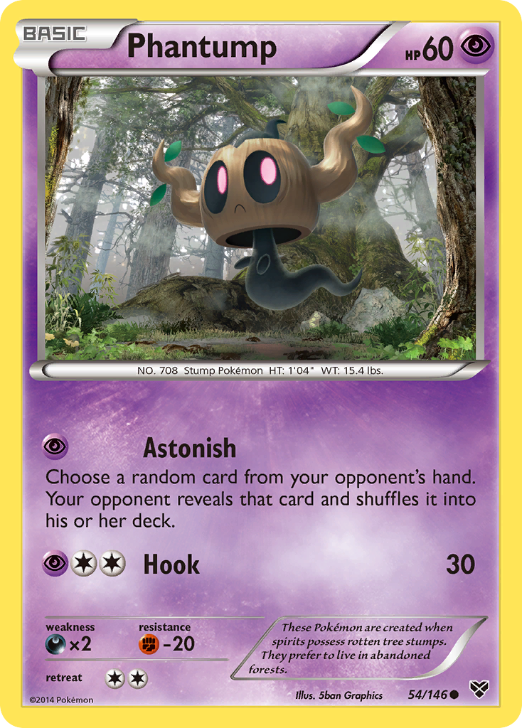 Phantump (54/146) [XY: Base Set] - Destination Retro