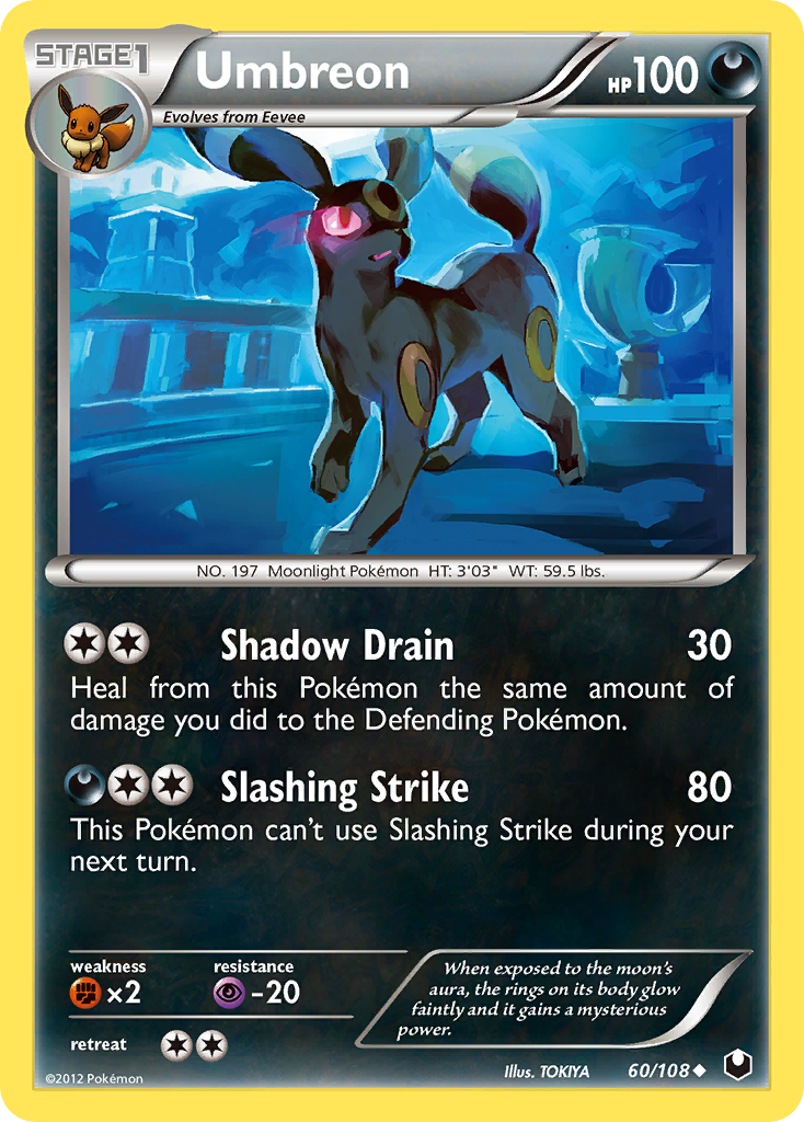 Umbreon (60/108) [Black & White: Dark Explorers] - Destination Retro