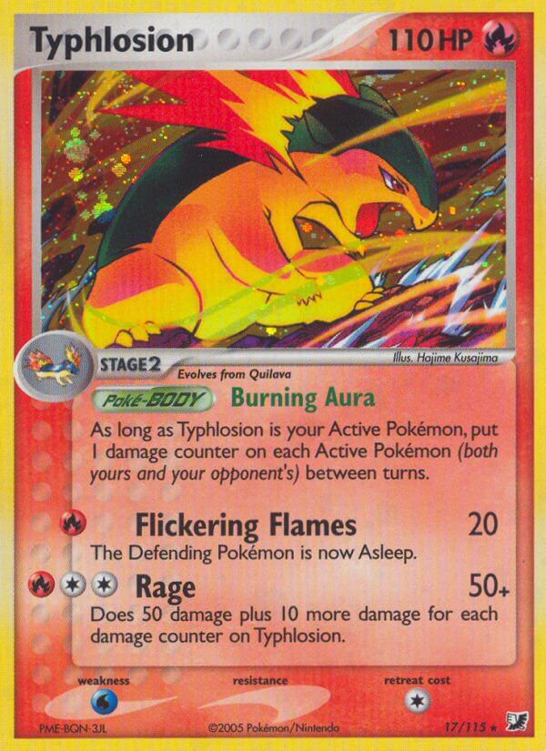 Typhlosion(17/115) (Theme Deck Exclusive) [EX: Unseen Forces] - Destination Retro