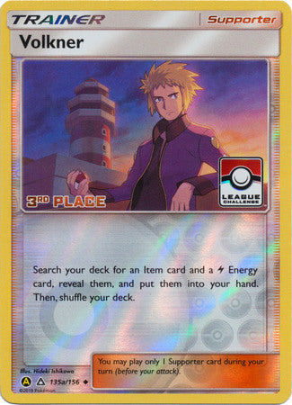 Volkner (135a/156) (League Challenge 3rd Place) [Sun & Moon: Ultra Prism] - Destination Retro
