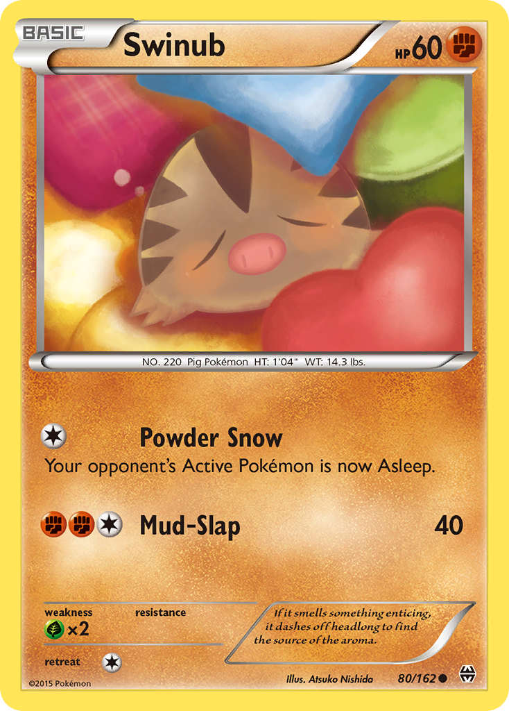 Swinub (80/162) [XY: BREAKthrough] - Destination Retro
