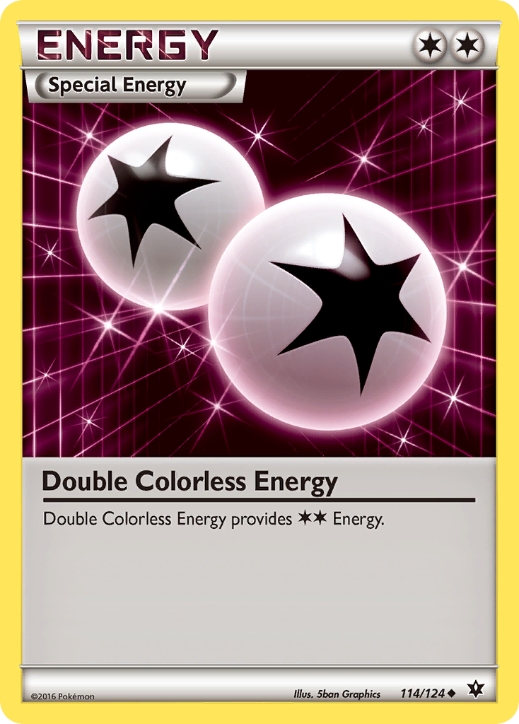Double Colorless Energy (114/124) [XY: Fates Collide] - Destination Retro