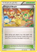 Tropical Beach (BW50) [Black & White: Black Star Promos] - Destination Retro