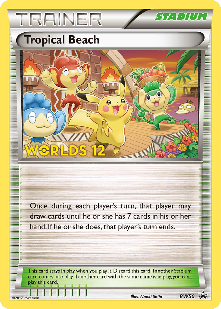 Tropical Beach (BW50) [Black & White: Black Star Promos] - Destination Retro