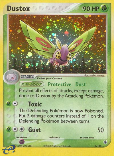 Dustox (6/109) [EX: Ruby & Sapphire] - Destination Retro