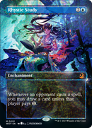 Rhystic Study (Anime Borderless) (Confetti Foil) [Wilds of Eldraine: Enchanting Tales] - Destination Retro