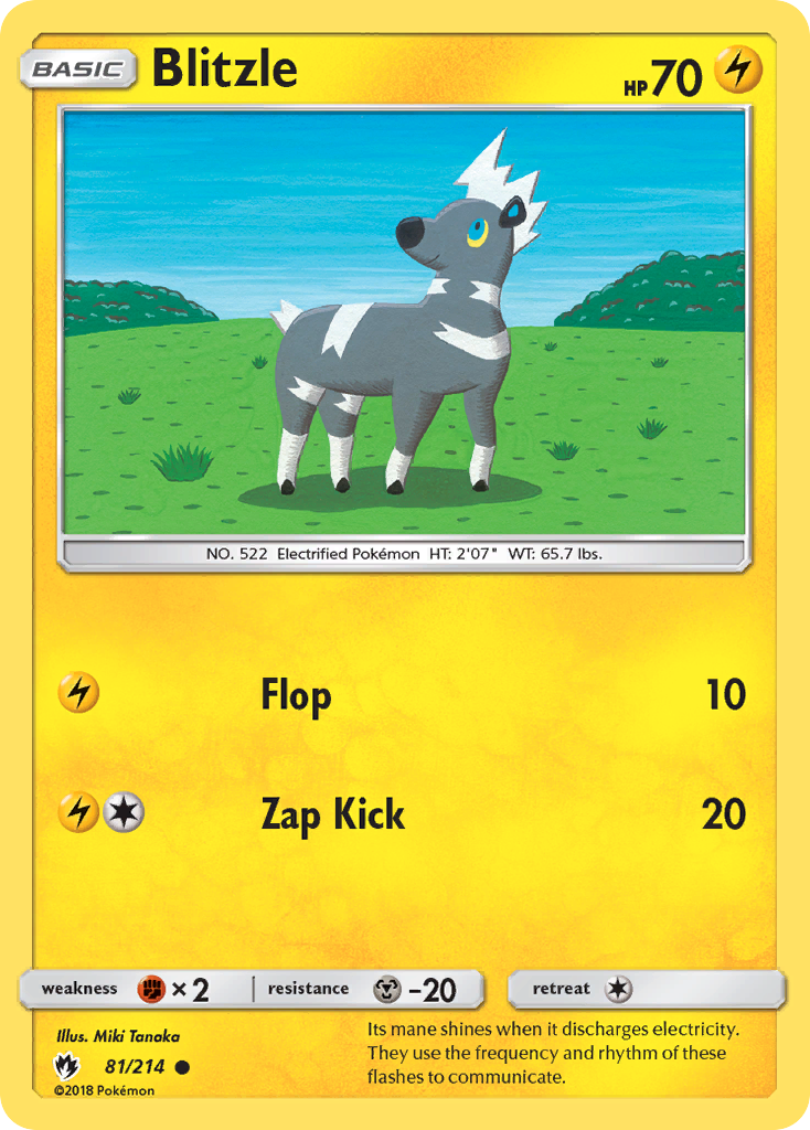 Blitzle (81/214) [Sun & Moon: Lost Thunder] - Destination Retro