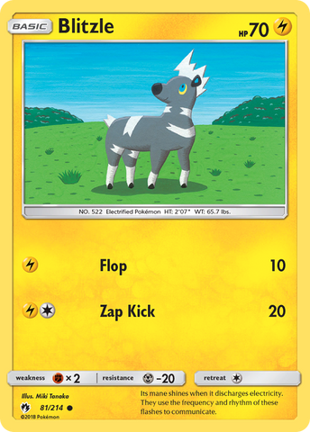 Blitzle (81/214) [Sun & Moon: Lost Thunder] - Destination Retro