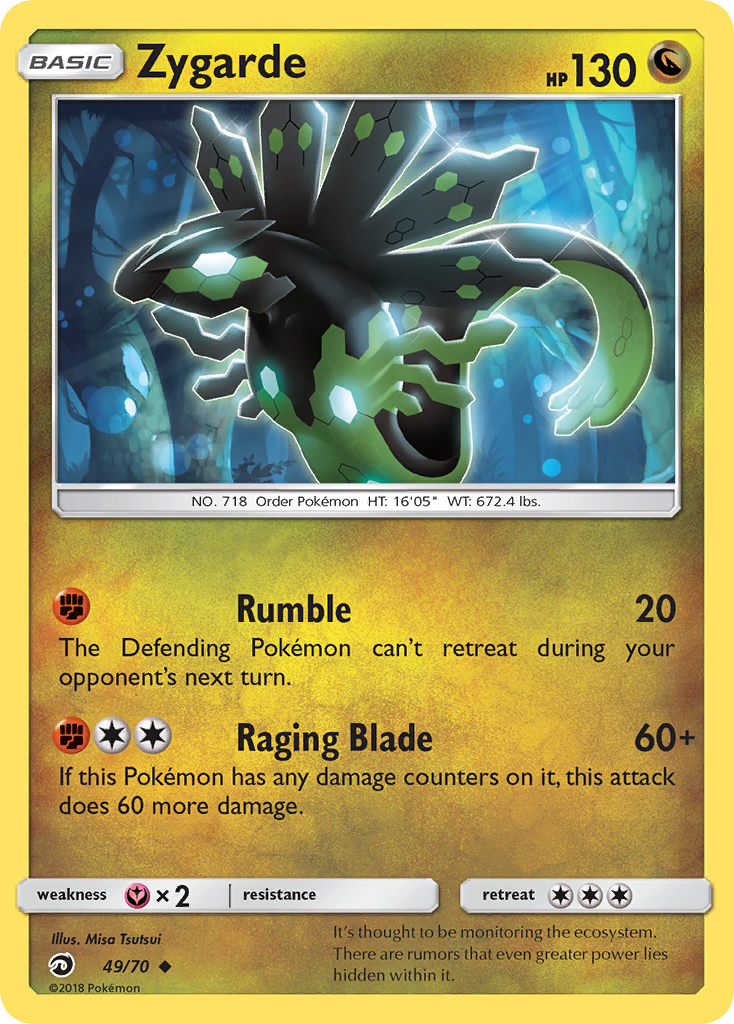 Zygarde (49/70) [Sun & Moon: Dragon Majesty] - Destination Retro