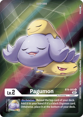 Pagumon [BT6-005] (Alternative Art - Box Topper) [Double Diamond] - Destination Retro