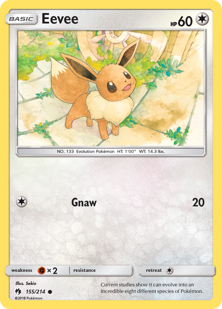 Eevee (155/214) [Sun & Moon: Lost Thunder] - Destination Retro