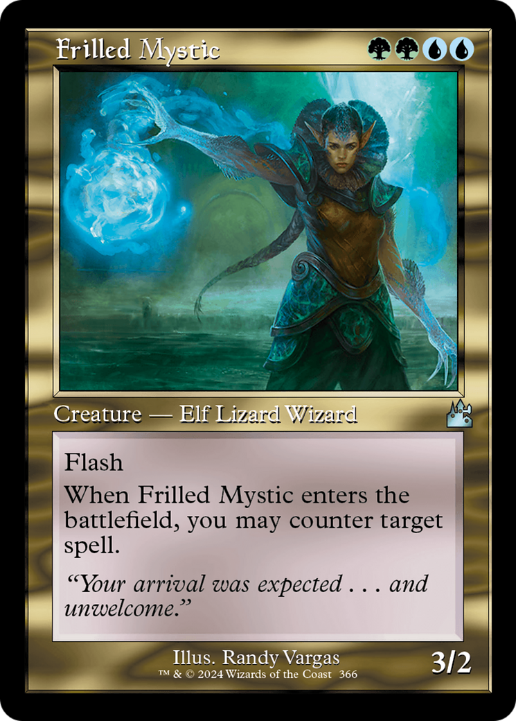 Frilled Mystic (Retro Frame) [Ravnica Remastered] - Destination Retro