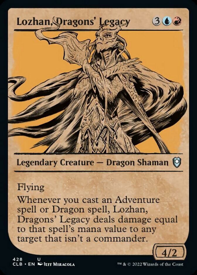 Lozhan, Dragons' Legacy (Showcase) [Commander Legends: Battle for Baldur's Gate] - Destination Retro