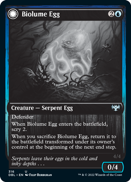Biolume Egg // Biolume Serpent [Innistrad: Double Feature] - Destination Retro