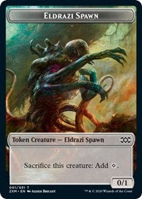 Eldrazi Spawn // Myr (007) Double-sided Token [Double Masters Tokens] - Destination Retro