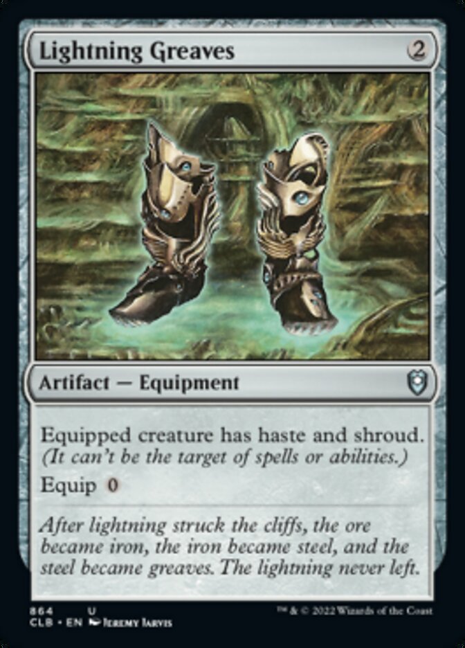 Lightning Greaves [Commander Legends: Battle for Baldur's Gate] - Destination Retro