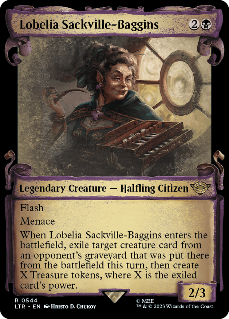 Lobelia Sackville-Baggins [The Lord of the Rings: Tales of Middle-Earth Showcase Scrolls] - Destination Retro