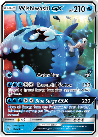 Wishiwashi GX (38/145) [Sun & Moon: Guardians Rising] - Destination Retro