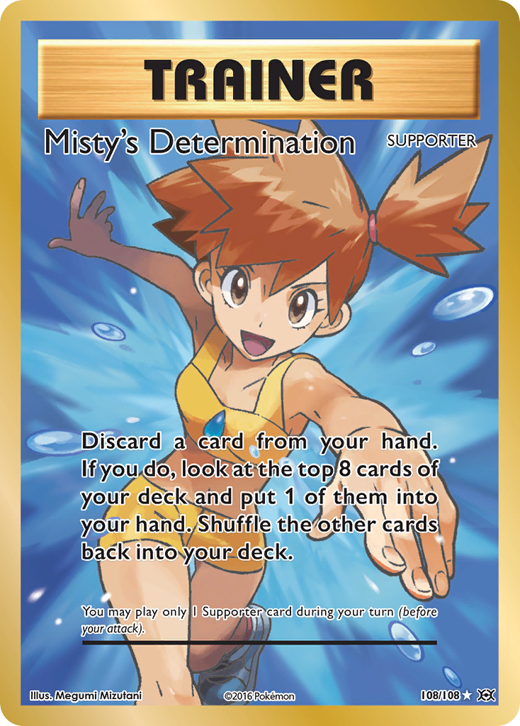 Misty's Determination (108/108) [XY: Evolutions] - Destination Retro