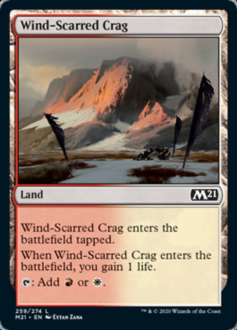 Wind-Scarred Crag [Core Set 2021] - Destination Retro