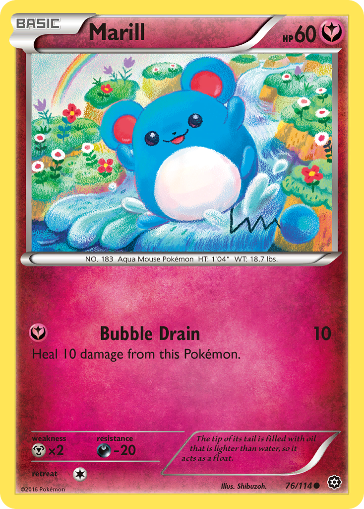 Marill (76/114) [XY: Steam Siege] - Destination Retro