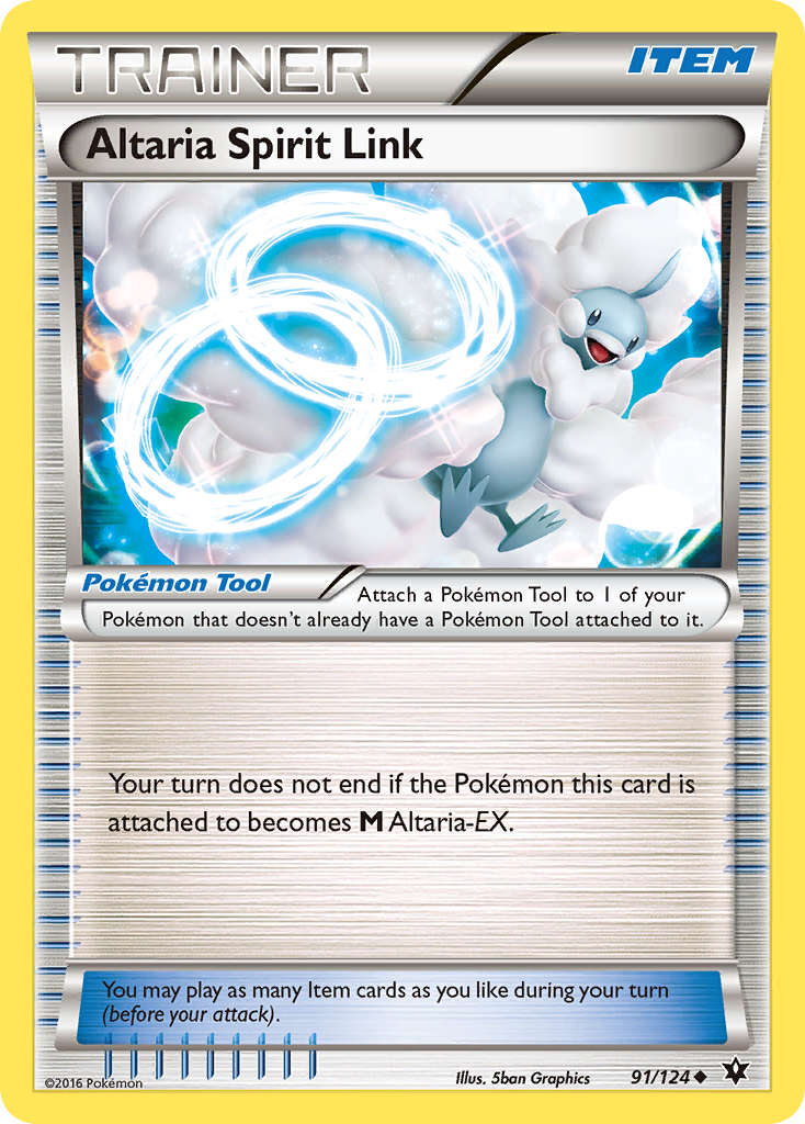 Altaria Spirit Link (91/124) [XY: Fates Collide] - Destination Retro