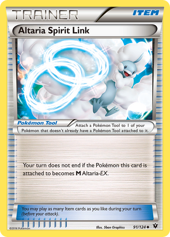 Altaria Spirit Link (91/124) [XY: Fates Collide] - Destination Retro