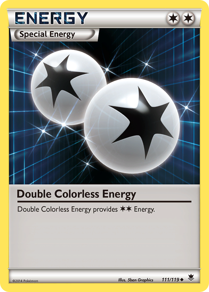 Double Colorless Energy (111/119) [XY: Phantom Forces] - Destination Retro