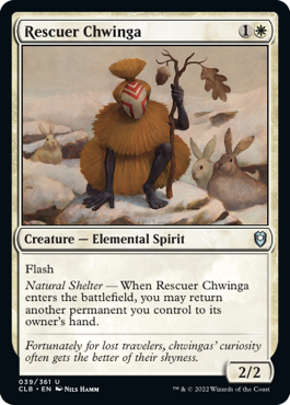 Rescuer Chwinga [Commander Legends: Battle for Baldur's Gate] - Destination Retro