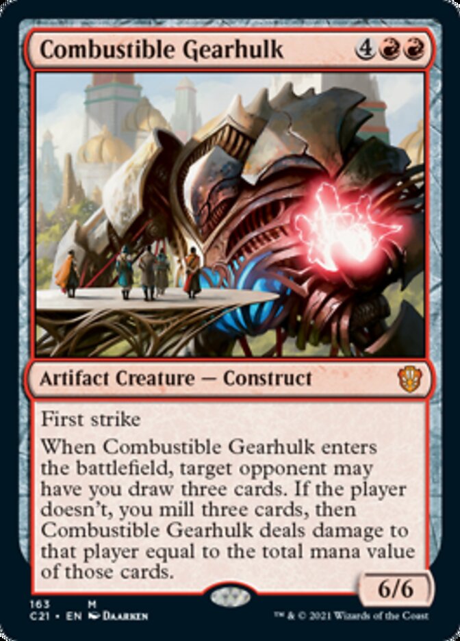 Combustible Gearhulk [Commander 2021] - Destination Retro