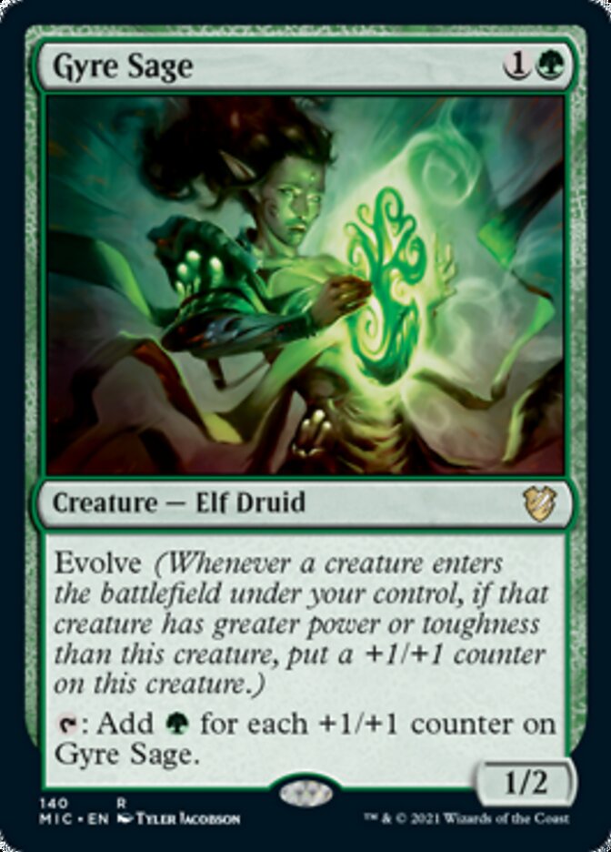 Gyre Sage [Innistrad: Midnight Hunt Commander] - Destination Retro