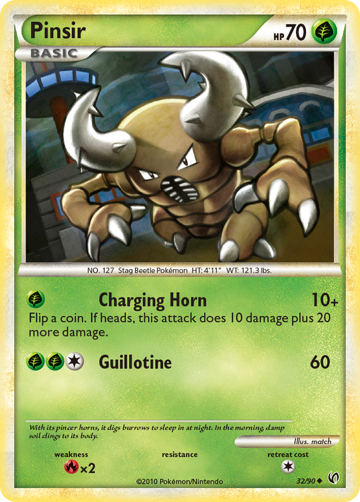 Pinsir (32/90) [HeartGold & SoulSilver: Undaunted] - Destination Retro